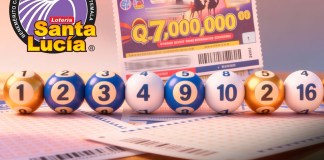La Lotería Santa Lucía sorteó este domingo 4 de enero un premio mayor de Q7 millones.