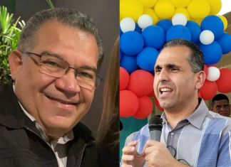 Opositores venezolanos Enrique Márquez y Biagio Pilieri que fueron liberados. Foto La Hora: Redes Sociales