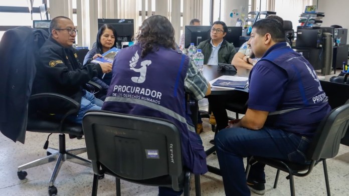 La Procuraduría de los Derechos Humanos (PDH) supervisó recientemente las acciones implementadas por instituciones públicas para prevenir accidentes de tránsito.