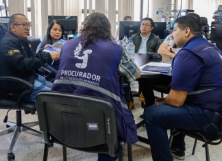 La Procuraduría de los Derechos Humanos (PDH) supervisó recientemente las acciones implementadas por instituciones públicas para prevenir accidentes de tránsito.