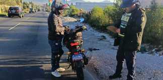 Tránsito PNC desarrolla operativo de control y seguridad vial.