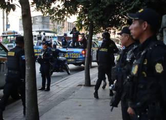 Entrada a la colonia El Limón, zona 18. Foto La Hora: PNC.