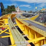 Paso a desnivel para el ingreso a San José Pinula. Foto La Hora: Sebastián Siero