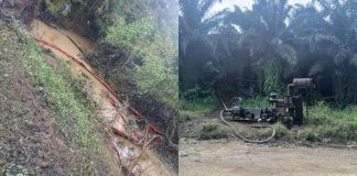 MARN presenta denuncia ante el MP por derrame de petróleo en río San Román, Alta Verapaz.