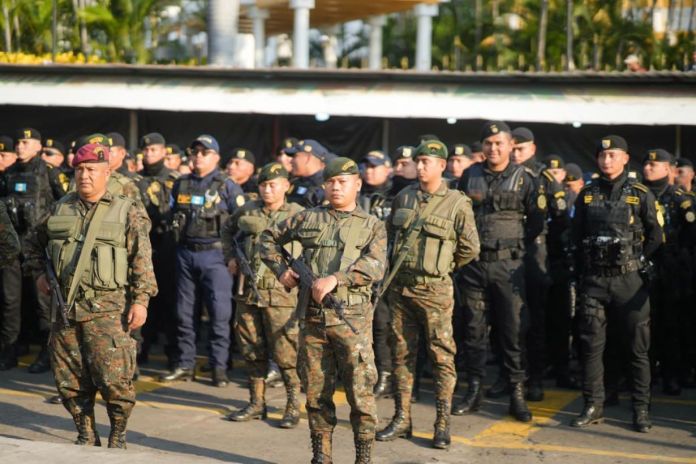 El plan de seguridad Centinela Escuintla estará implementado por tiempo indefinido, según informaron las autoridades policiales. Foto La Hora: Gobernación