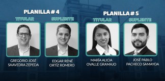 Las planillas 4 y 5 pasaron a la segunda vuelta en elecciones para representantes del CANG en la comisión de postulación del TSE.