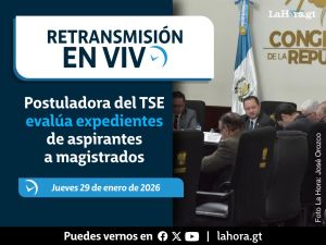 Retransmisión: Postuladora del TSE evalúa expedientes de aspirantes a magistrados