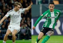 Real Madrid vs. Betis: Fecha, hora y dónde ver el partido de LaLiga Real Madrid y Betis se verán las caras en el Estadio Santiago Bernabéu en la jornada 18 de LaLiga EASports.