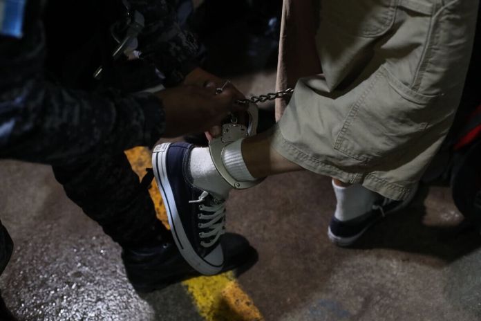 El Juzgado Cuarto Penal se dispondrá este miércoles a realizar la audiencia de primera declaración contra 5 reos fugados de Fraijanes II. Foto La Hora: Mingob