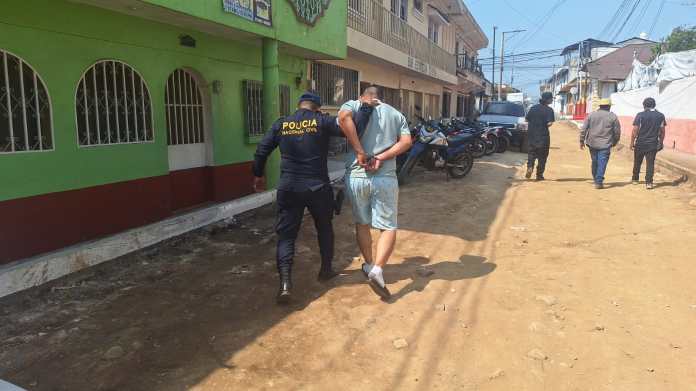 Rudy “N”, de 36 años, presunto secuestrador fue capturado. Foto La Hora: PNC.