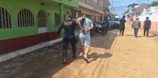 Rudy “N”, de 36 años, presunto secuestrador fue capturado. Foto La Hora: PNC.