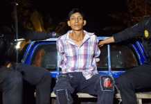 El sindicado de dar muerte a su esposa e hija en Siquinalá, Escuintla, espera que el Juzgado fije fecha para audiencia de primera declaración. Foto La Hora: PNC