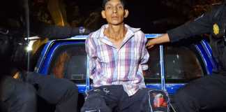 El sindicado de dar muerte a su esposa e hija en Siquinalá, Escuintla, espera que el Juzgado fije fecha para audiencia de primera declaración. Foto La Hora: PNC