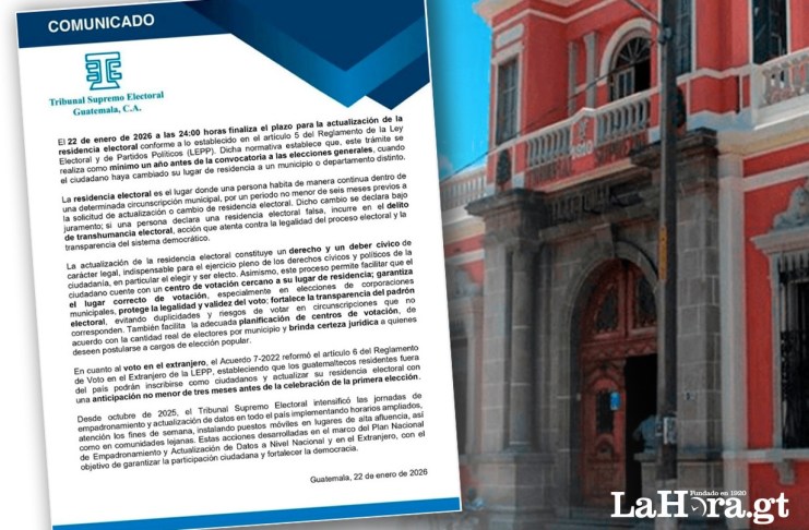 El Tribunal Supremo Electoral (TSE) y la actualización de residencia para las votaciones 2027. Foto La Hora: Francisco Altán
