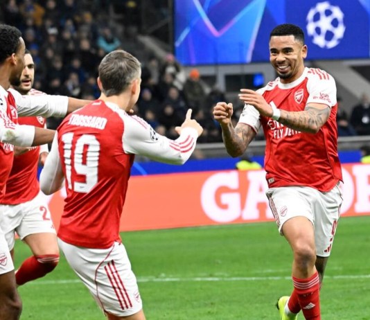 El Arsenal lidera en solitario la tabla de posiciones de la UEFA Champions League y es uno de los dos equipos ya clasificados a los octavos de final.