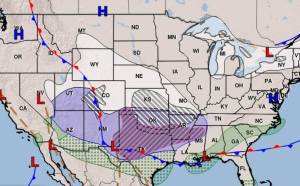 En tiempo real: Mapa del avance de la tormenta invernal Fern por Estados Unidos