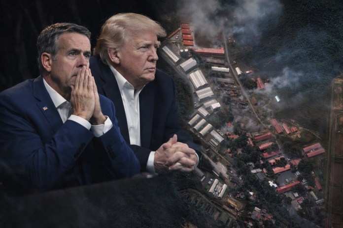 Una imagen satelital distribuida por Vantor muestra el complejo militar venezolano en Fuerte Tiuna, Caracas, tras los ataques de Estados Unidos del 3 de enero de 2026.