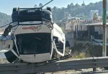 Dos accidentes de tránsito se registraron esta mañana en carreteras del occidente del país, con un saldo de tres personas heridas. Foto La Hora: Redes Sociales