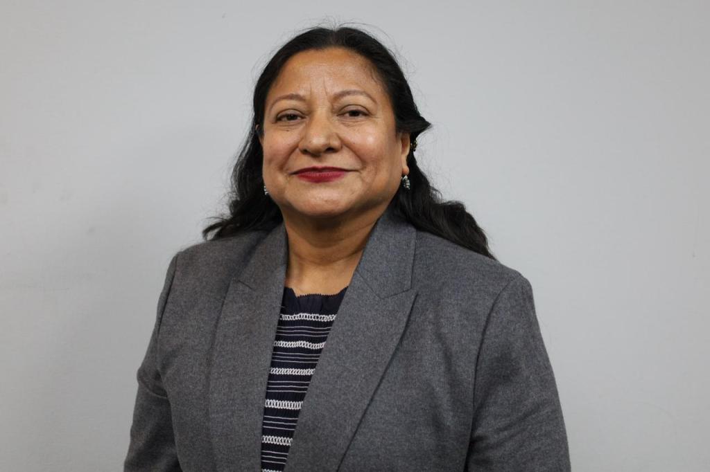 Aleida del Rosario Ochoa López, candidata a magistrada de la CC. Foto La Hora: Daniel Ramírez