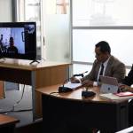 Uno de los pandilleros fugados de la cárcel Fraijanes II, profirió una serie de insultos, intimidaciones y amenazas contra la jueza que lo procesaba. Foto: La Hora