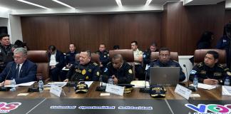 El director de la PNC, David Boteo, confirmó la emisión de varias alertas debido a la reacción de pandilleros y por lo que se decretó estado de Sitio. Foto: La Hora / José Orozco