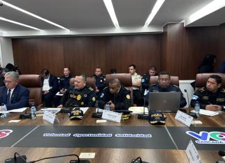 El director de la PNC, David Boteo, confirmó la emisión de varias alertas debido a la reacción de pandilleros y por lo que se decretó estado de Sitio. Foto: La Hora / José Orozco