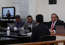 El Tribunal de Mayor Riesgo B continúo con el juicio por el caso Litzy Cordón, donde se reveló la existencia de un mensaje y un posible nuevo implicado. Foto La Hora: Daniel Ramírez