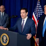 Rubio afirma que es mejor trabajar con Delcy Rodríguez que con María Machado para transición en Venezuela.