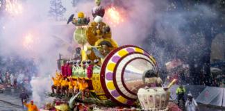 La carroza "Your Float Our Boat" de Trader Joe's durante el Desfile de las Rosas de 2026 en Pasadena, California, EE. UU., el 1 de enero de 2026. Foto: La Hora/ EFE/EPA/JILL CONNELLY