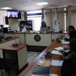 La jueza Carol Berganza ordenó al MP presentar un nuevo acto conclusivo en el caso Diario Militar al detectar inconsistencias en las peticiones del fiscal. Foto La Hora: Daniel Ramírez