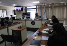 La jueza Carol Berganza ordenó al MP presentar un nuevo acto conclusivo en el caso Diario Militar al detectar inconsistencias en las peticiones del fiscal. Foto La Hora: Daniel Ramírez