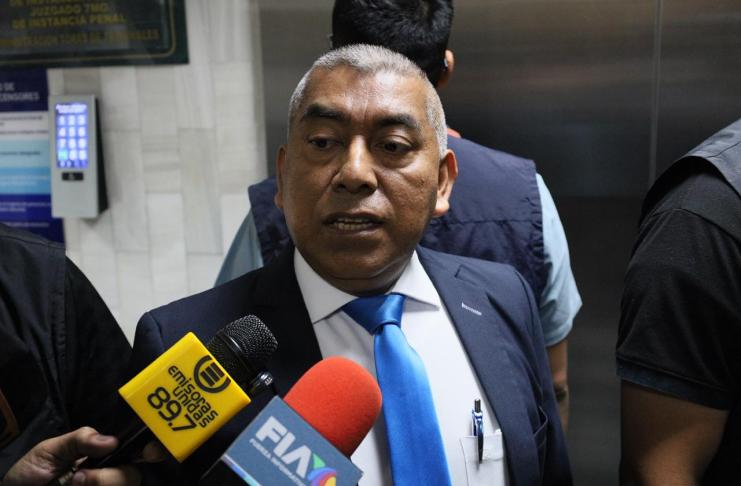 El jefe de la FECI, Rafael Curruchiche. Foto La Hora: Daniel Ramírez