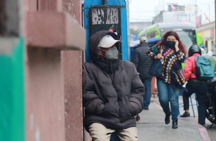 El Insivumeh prevé para este fin de semana la llegada de un nuevo frente frío que afectará al territorio nacional. Foto La Hora: Archivo