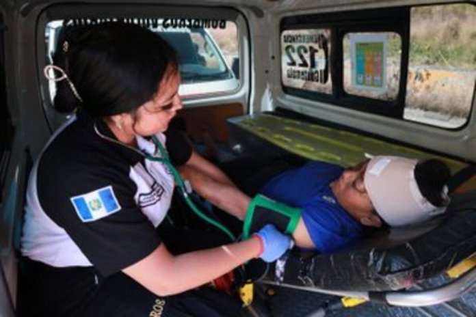 Camión protagonizó un accidente de tránsito en el kilómetro 33 de la carretera a El Salvador Foto: CVB