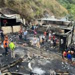 Familias del asentamiento Nuevo Amanecer, ubicado en Guajitos, zona 21, resultaron afectadas tras incendio ocurrido el martes 13 de enero. Foto: Alcaldía Auxiliar Zona 21