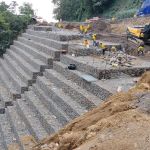 De acuerdo con el CIV, los trabajos de reconstrucción en el kilómetro 194 de la ruta Cita Zarco avanza en un 80 por ciento. Foto La Hora: CIV