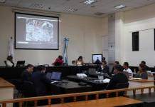 El Tribunal de Mayor Riesgo B escuchó a peritos y testigos dentro del caso Litzy Cordón, entre estos, al exnovio de la víctima. Foto La Hora: Daniel Ramírez