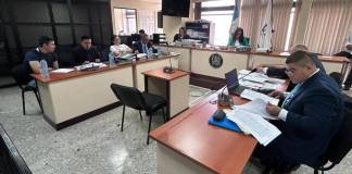 La jueza Carol Berganza informó que no hay una fecha fija para el juicio por el caso Melisa Palacios pues el Tribunal se encuentra desintegrado. Foto La Hora: Daniel Ramírez