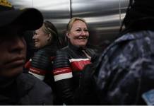 El Tribunal de Mayor Riesgo B rechazó la petición de aceptación de cargos de María Marta Castañeda dentro del caso La Sexta. Foto La Hora: Daniel Ramírez