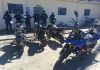 Motocicletas consignadas por circular sin placas en Chimaltenango. Foto La Hora: PNC