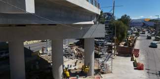Rampas de acceso y señalización hacen falta para que el paso a desnivel de la calzada Roosevelt quede terminado.