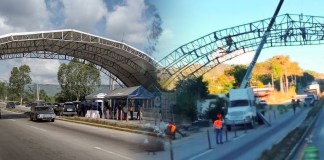 El pasado 26 de diciembre dejó de funcionar el puesto de control institucional que funcionaba en el kilómetro 44.4 de la ruta al Atlántico.