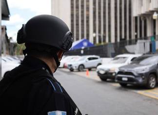La Corte Suprema de Justicia solicitó apoyo a las autoridades gubernamentales para el resguardo de las sedes judiciales. Foto La Hora: Daniel Ramírez