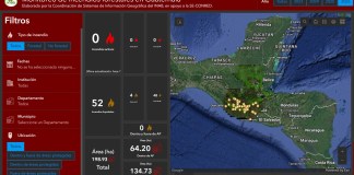 Sistema de monitoreo para incendios forestales. Foto La Hora: Captura de pantalla.