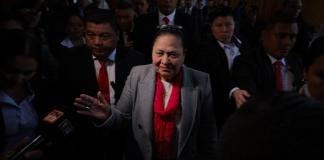 La fiscal general Consuelo Porras llegó a votar en la elección para magistrado titular y suplente de la Corte de Constitucionalidad (CC).