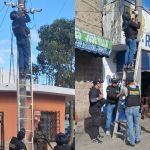 Nueve cámaras de videovigilancia fueron retirados en la colonia Jesús de La Buena Esperanza y el barrio San Antonio, zona 6. Foto La Hora: PNC