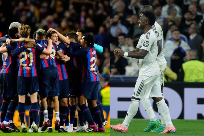 Real Madrid-Barcelona Son las posibilidades ya preestablecidas para los equipos españoles que siguen adelante en la máxima competición europea. Foto La Hora: EFE