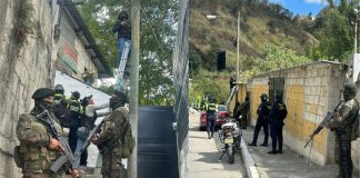Las fuerzas combinadas han efectuado capturas, ubicación de pandilleros y desinstalado cámaras de vigilancia que pandilleros han instalado. Foto La Hora: Ejército de Guatemala