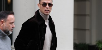 El astro portugués, Cristiano Ronaldo