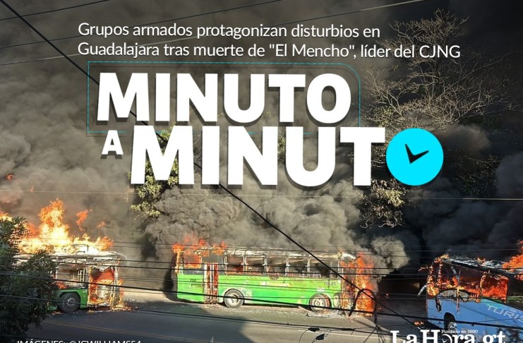 Grupos armados protagonizan disturbios en Guadalajara, Jalisco, tras la muerte de El Mencho, líder del CJNG.